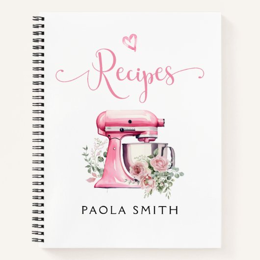 Personalisiertes Rezept Notizblock (Vorderseite)