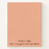 Personalisiertes Rezept Notizblock (Rückseite)