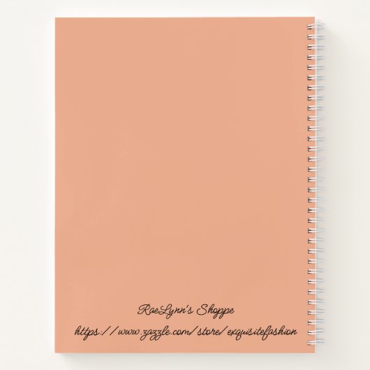 Personalisiertes Rezept Notizblock (Rückseite)