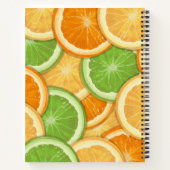 Personalisiertes Rezept | Orangefarbenes Wasser Notizblock (Rückseite)