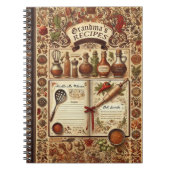 Personalisiertes Rezept SpiralNotebook Notizblock (Vorderseite)