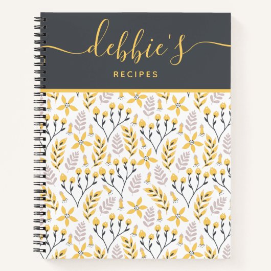Personalisiertes Rezept SpiralNotebook Notizblock (Vorderseite)