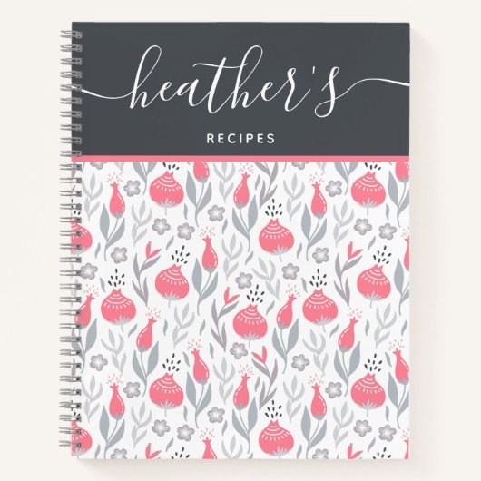 Personalisiertes Rezept SpiralNotebook Notizblock (Vorderseite)