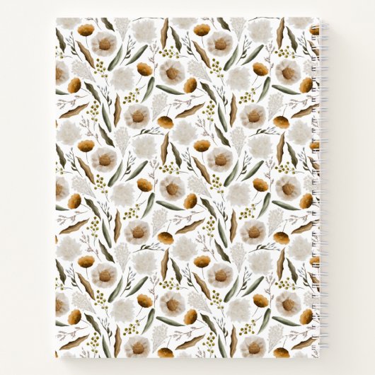 Personalisiertes Rezept SpiralNotebook Notizblock (Rückseite)