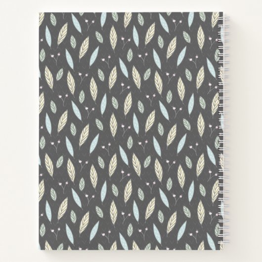 Personalisiertes Rezept SpiralNotebook Notizblock (Rückseite)