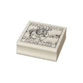 Personalisiertes Rhinoceros-Buchzeichen Gummistempel (Stempel)