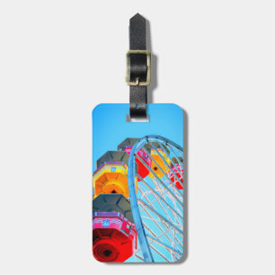 Personalisiertes Riesenrad am Pier Santa Monica Gepäckanhänger
