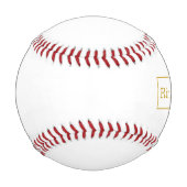 Personalisiertes Ringträger-Baseball-Geschenk für Baseball (Vorderseite)
