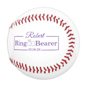 Personalisiertes Ringträger-Baseball-Geschenk für Baseball