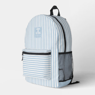 Personalisiertes RN Modernes und elegantes Streife Bedruckter Rucksack