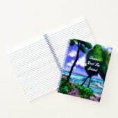 Personalisiertes Road Trip Journal mit Seascape Ar Notizblock (Innenseite)