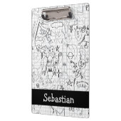 Personalisiertes Roboterschiff und Alien Moon Klemmbrett (Links)