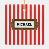 Personalisiertes Rock Climbing Keramik Ornament (Rückseite)