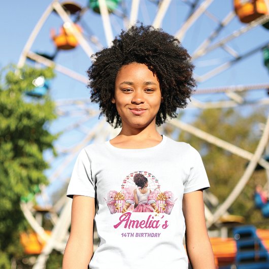 Personalisiertes Rollercoaster Party Afrikanisch T-Shirt