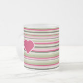 Personalisiertes romantisches Foto Mattglastasse (Vorderseite Links)