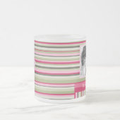 Personalisiertes romantisches Foto Mattglastasse (Mittel)