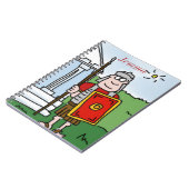 Personalisiertes "Römer" Geschichtsnotizbuch Notizblock (Linke Seite)