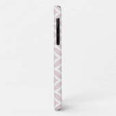 Personalisiertes rosa Diamantmuster Case-Mate iPhone Hülle (Hinten/Links)