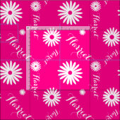 Personalisiertes rosa Farbmuster Stoff (Kachel)