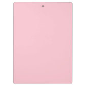 Personalisiertes Rosa Gold Klemmbrett (Rückseite)