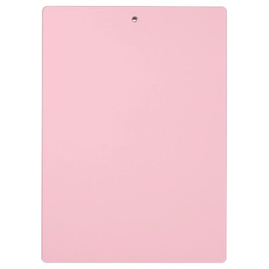 Personalisiertes Rosa Gold Klemmbrett (Rückseite)