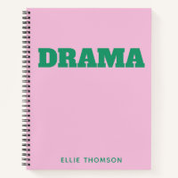 Personalisiertes Rosa Grünes Drama Theater Schulcl