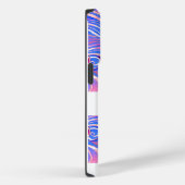 Personalisiertes Rosa Heart iPhone 14 Pro Fall Case-Mate iPhone Hülle (Rückseite / Rechts)