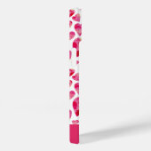 Personalisiertes rosa Herzmuster Case-Mate iPhone Hülle (Rückseite / Rechts)