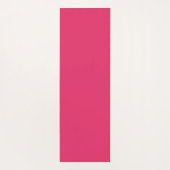 Personalisiertes rosa Herzmuster Yogamatte (Rückseite)