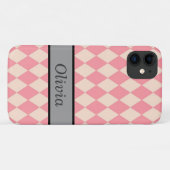 Personalisiertes rosa iPhone Gehäuse für alle Mode Case-Mate iPhone Hülle (Rückseite (Horizontal))