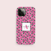 Personalisiertes rosa Leopard-Druckmuster für Mono Case-Mate iPhone Hülle