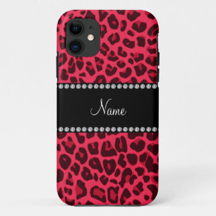 Personalisiertes rosa Leopardenmuster Case-Mate iPhone Hülle