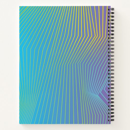 Personalisiertes rosa Muster Notizblock (Rückseite)