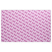 Personalisiertes rosa Namensdrachenmuster Stoff (Fat Quarter (45,7 x 55,9 cm))