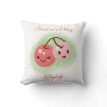 Personalisiertes rosa Niedliches Kirschpaar