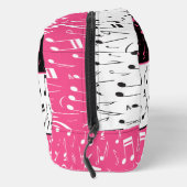 Personalisiertes rosa, schwarzweiß-farbenes Design Waschbeutel (Rechts)