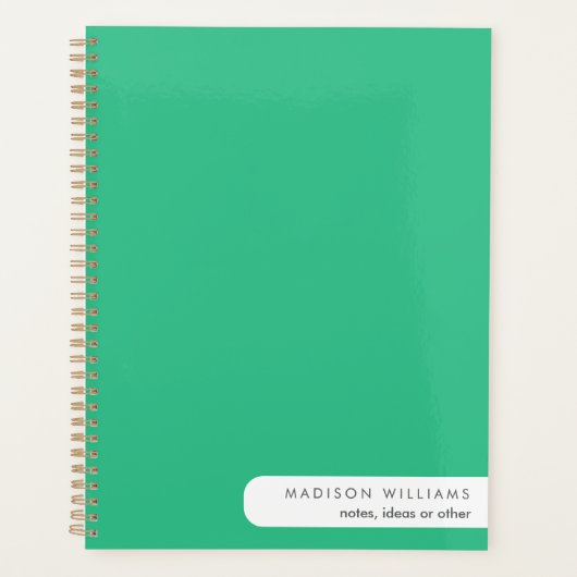 Personalisiertes rosa SpiralNotebook - Custome Planer (Vorderseite)