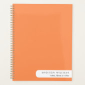 Personalisiertes rosa SpiralNotebook - Custome Planer (Vorderseite)