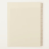 Personalisiertes rosa SpiralNotebook - Custome Planer (Rückseite)