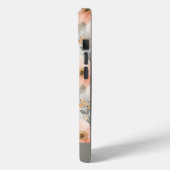 Personalisiertes Rosa und Graufarben Case-Mate iPhone Hülle (Rückseite / Links)