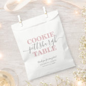 Personalisiertes rosafarbenes Cookie Geschenktütchen (Ausgeschnitten)