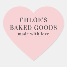 Personalisiertes rosafarbenes Herz aus Liebe