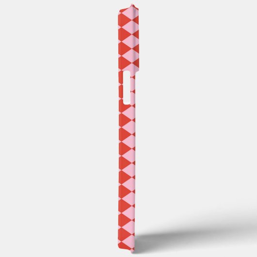 Personalisiertes Rot-Rosa-Karton Case-Mate iPhone Hülle (Rückseite / Rechts)