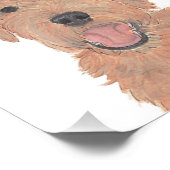 Personalisiertes Rotes Apricot Fotodruck (Ecke)