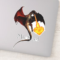 Personalisiertes Rotes Drachenfeuer