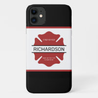 Personalisiertes Rotes Logo-Symbol für den Feuerwe