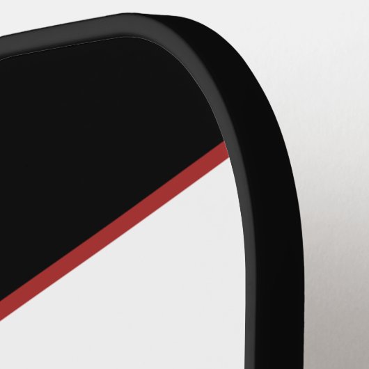 Personalisiertes Rotes Logo-Symbol für den Feuerwe Pickleball Schläger (Linke Seite)