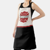 Personalisiertes Rotes Logo-Symbol für den Feuerwe Schürze (InSitu)