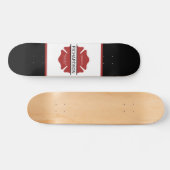 Personalisiertes Rotes Logo-Symbol für den Feuerwe Skateboard (Horizontal)