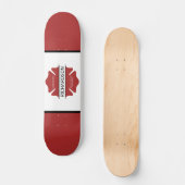 Personalisiertes Rotes Logo-Symbol für den Feuerwe Skateboard (Vorderseite)